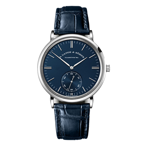A Lange & Sohne Saxonia Automatic White Gold Blue 38.5MM - 380.028